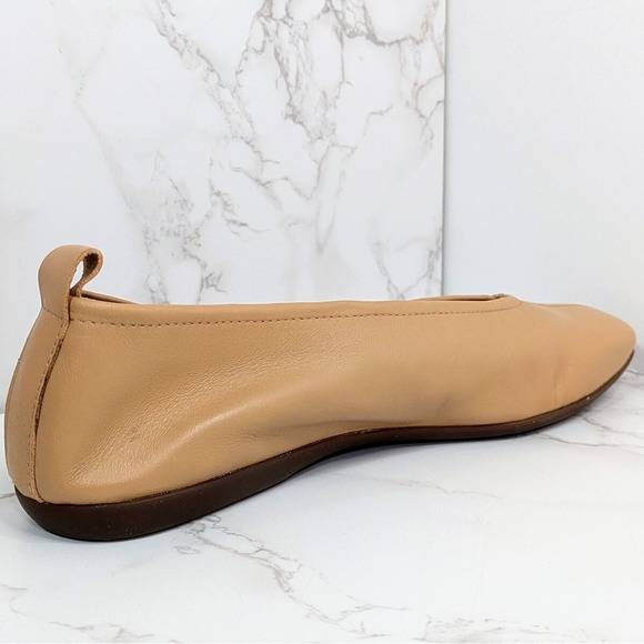 NEW Wonders Women's A-8661 Sand Tan Leather Dress Flat Size 10 - Picture 8 of 12